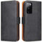 ROJIOJIO Cover per Samsung Galaxy S20 FE, Premium Pelle PU Portafoglio Flip Libro Libretto Custodia ​con [Chiusura Magnetica] [Supporto] [Porta Carte] per Samsung Galaxy S20 FE, Nero