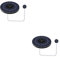 BESPORTBLE 2 Ensembles Pompe à Solaire Pompes Pour Étangs Pompe à Eau Étang De La Piscine Pompe Submersible De Filtre De Bassin Aérateur D' Hydroponique Black Abdos