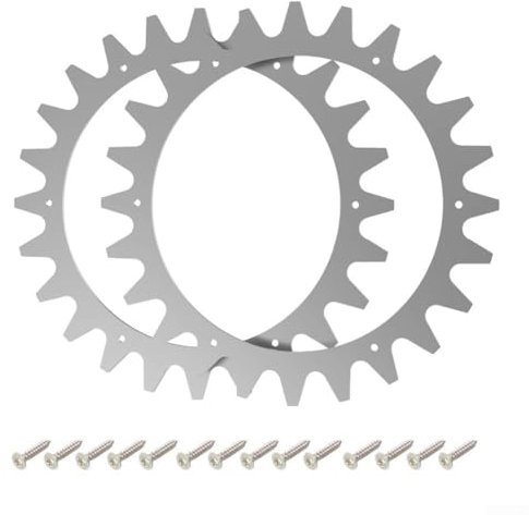 babominimer Mähroboter Anti-Rutsch-Spikes für McCulloch ROB R600 für McCulloch ROB R800 für McCulloch ROB R1000, Mähroboter-Spikes, Edelstahl