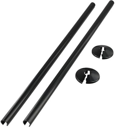 Pipe Tail Kit, Effect Radiator Pipe Collar & Shroud Kit, Pipe Covers, Radiator Pipe Covers For 15mm Pipe Protection(Black)
