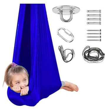 Altalena Sensoriale, Altalena Sensoriale Multifunzione Amaca Portatile Regolabile, Gioco Calmante Multifunzionale Regolabile Per Relax, Gioco Silenzioso, Camerette E Spazi Ludici