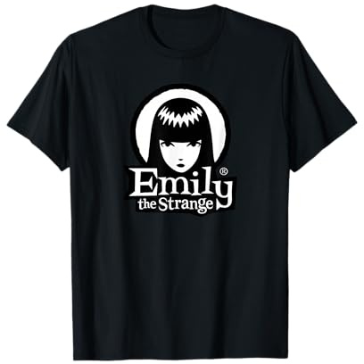 Offizielles Emily the Strange Logo Goth Klassik Retro Fan T-Shirt