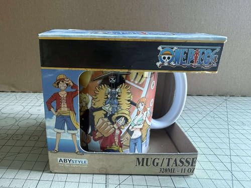One Piece - Mug - 320 ml - Luffy's Crew - Subli - Boîte x2