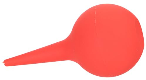 Staubreinigungsball für Präzisionsreinigung 90ml aus Silikon und Gummi | Rutschfeste Kugel, Glatte Spitze, 1 Stück, Rot, für Reise, Tastatur und Kamera