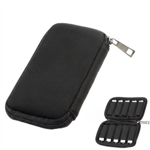 USB Stick Aufbewahrungstasche, Usb Stick Tasche für 10 Stück USB Speicherstick, Staubdicht und Kratzfest, Praktische Aufbewahrung für Elektronisches, Speichersticks Zubehör, Reisen, Büro, Heim