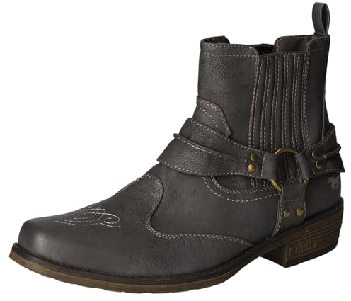 Mustang 4116-501-259, Stivali Western Uomo, Grigio (Graphit), 43 EU
