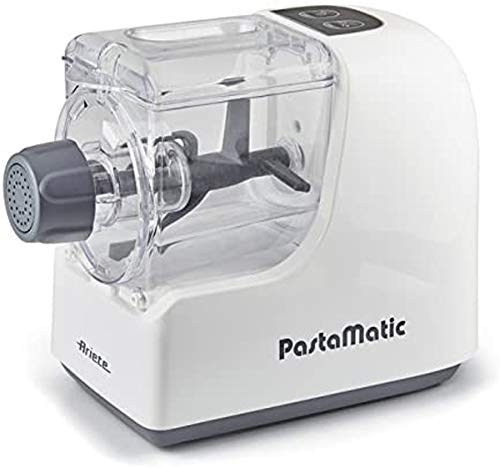 Ariete 1581 Macchina Ultracompatta, Comandi Digitali, Cinque Formati Di Pasta, Facile Da Usare, 150 W, Plastica, Bianco Grigio, 0.4 Kg