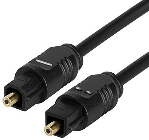 MASUNN 1M-15M Gold Plaqué Numérique Toslink Spdif Audio Fibre Optique Cordon Câble - 1m