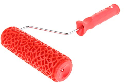 7Zoll Geprägte Farbroller Malerrolle Mit Griff Wand Dekor Verschiedene Muster - Stil 15