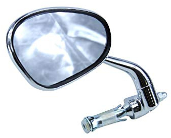 Lenkerendenspiegel Spiegel links chrom BUMM 913/3PL kompatibel mit Hercules Puch Kreidler Zündapp
