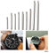Vis de réparation pour montre, métal 10 tailles Ensemble de vis pour bracelet de montre Accessoires de réparation pour montre avec boîte de rangement(50pcs)