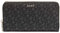DKNY Women's Bryant Zip Around Bi-Fold Wallet, Black