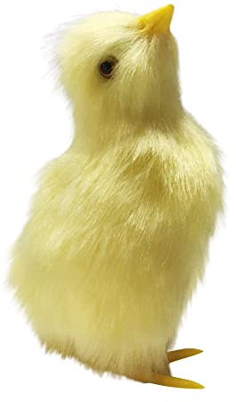 Mini Osterküken Osterdeko Ornament Plüsch Küken Kuscheltier Ostern Puppe Stofftier Plüschtier Küken Ornament Flauschige Mini Küken Ostern Huhn Figur Plüsch Tier Spielzeug Party Dekoration Handwerk