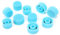 A/C Low Pressure Cap, Air Conditioner Valve Caps, 10 pcs/Set Air Valve Cap Dust Cover Set AC System Charging Port Caps for Air Conditioning Service AC System Charging Port Caps