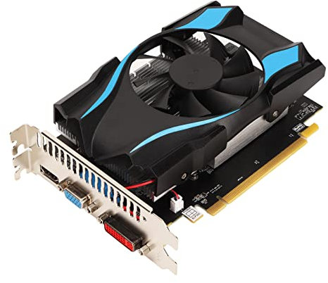 R7350 Graphics Card, 2GB GDDR5 1000MHz 128bit PCIE x16 3.0 Gaming Graphics Card, Single Fan Graphics Card, DirectX 12 VGA DVI HDMI Desktop Computer Graphics Cards