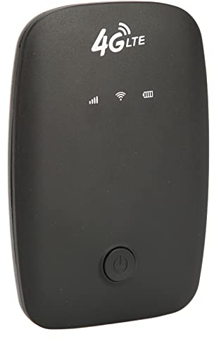 Router Hotspot Mobile 4G, WiFi Portatile Con Slot per Scheda SIM, Dispositivo Tascabile Wireless Con Display a LED, Tempo di Standby Lungo, per Casa o Viaggi in Oltre 140 Paesi