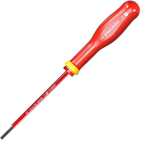 SCRWDRVER, tournevis fendu, 3 mm, 100 mm, 202 mm, tournevis à fente, Qté.1 | AT3X100VE