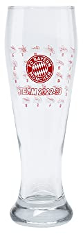FC Bayern München Weißbierglas Signature 2022-23