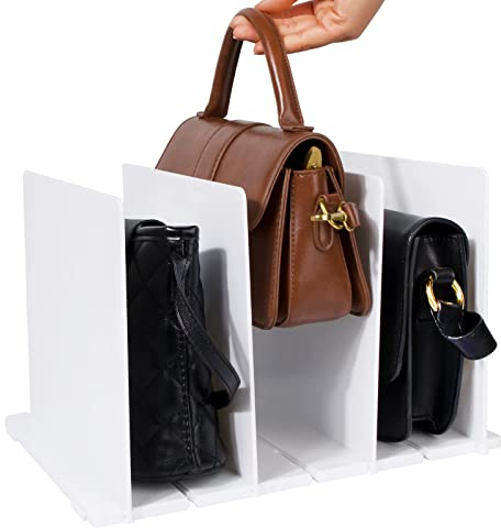 BOFUNX Regaltrenner Verstellbar Regalteiler 4 Stücke Trennwand Regal Ohne Bohren Regalsystem für Kleiderschrank Bücherregal Küchenschrank Aufbewahrung und Organisation