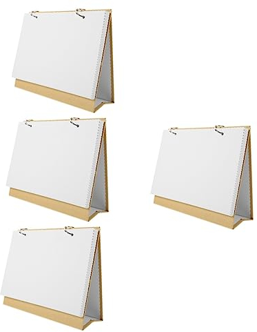 Ciieeo 4 Stück Leerer Tischkalender Adventskalender Selber Machen Leerer Kalenderplaner Adventskalender Basteln Wandkalender Selber Machen Diy-kalender Büro Papier Haushalt Staffelei