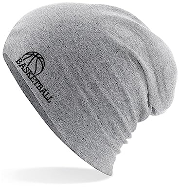 huuraa Wintermütze Basketball Ball Geschenk Mütze Heather Grey Basketball Accessoire