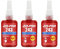 243 Screw Sealant, Blue Threadlocker, Locktight Threadlock, Threadlocker for M2-M12, Screw Glue Anaerobic Adhesive Sealing, Leakproof Thread Locking Agent