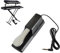 Sustain Pedal for Keyboard, Piano Foot Pedal, Piano Style Sustain Pedal, The Ideal Accessory for Synthesizer, Digital Pianos, Electronic Keyboards, with Polarity Switch, 6.5mm Connector