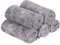 PET SPPTIES Hundedecke Kuscheldecke Hund Weiche Decken Waschbare Decke für Kleiner Grosse Hund Katze Fleecedecke, 5 Stück Hunde Decken PS016 (76x52 cm, 5 PCS Grey Paw 2)