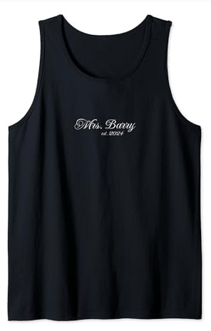 Mrs BARRY 2024 er legte einen Ring drauf Verlobung Hochzeit Tank Top