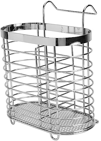 MAGICLULU 1Pc Porte-Couverts Mur Porte- Cuisine Plat Étendoir Ustensile Égouttoir Panier Cuisine Couverts Plateau INOX Conteneur Mural