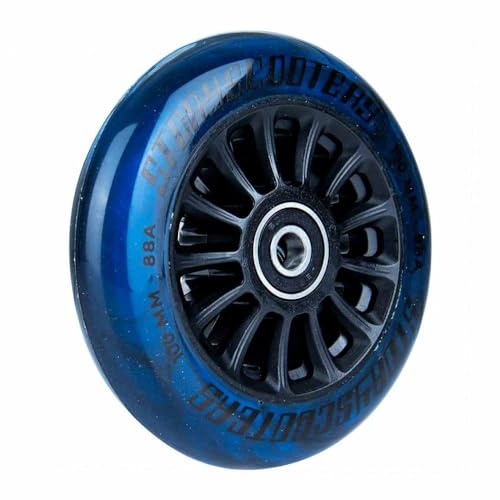 Story 10 Spoked Stunt-Scooter Rolle Abec9 100mm (Blau Swirl)