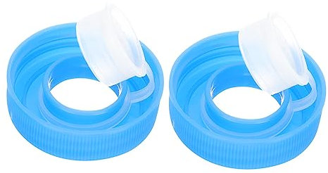Uonlytech 4pcs Water Bucket Sealing Lids Water Bottle Caps for Fountain Leakproof Design Compatible Spill-resistant for Home Office Use