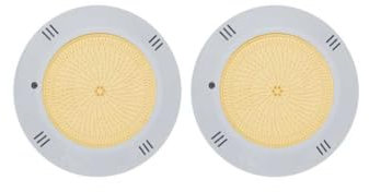 Generic Foco Extraplano LED Modelo Epoxy 35W Blanco Calido 4.100 LM, para piscina. IP68 (2 Unidades Foco Extraplano Epoxy), EXTREPOXY35C