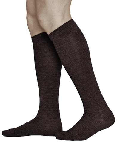 vitsocks Men's 80% MERINO WOOL Long Knee High Length Winter Socks, Warm Breathable Woollen Over-the-Calf Knee-Highs
