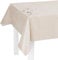 LILENO HOME Tischdecke abwaschbar als Meterware 100x140cm (Schnittkante) in Leinen Beige SP Motiv - Wachstuchtischdecke wasserabweisend ideal als Tischtuch o. Tischläufer für Bierzeltgarnitur