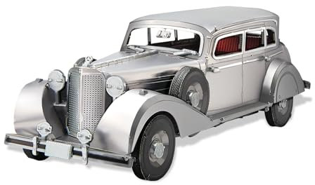 piececool 3D Puzzle Metall Luxus kugelsichere Limousine, 3d puzzle erwachsene Fahrzeug 770K, Modell Auto für 340 Edelstahl, metall puzzle Geburtstagsgeschenk, Modellbausatz Erwachsene