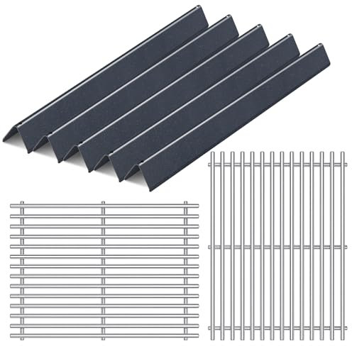 Folocy 9 mm Grillroste Ersatz-Flavorizer Bars für 7535 7522 Weber Spirit Grill Spirit E-210, S-210, E-200, S-200, Weber Genesis Silver A, Spirit 500, Spirit 200 Serie, 38,1 cm Grillteile Gitter