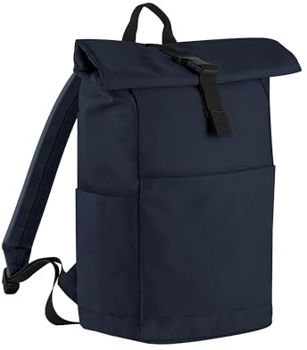BagBase - Hochwertiges recyceltes Rolltop – PVC-freier Rucksack für Damen und Herren – Reiserucksack für Herren, Rucksack für Damen, leichter Rucksack, Sportrucksack – 100 %