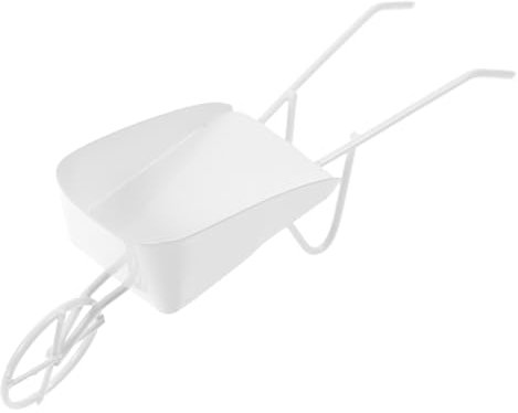 VILLCASE Mini Carriola in Metallo Carriola Vintage in Miniatura Per Casa Delle Bambole Per Micro