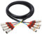 Xlr Snake Cable de 4 canales, cable de audio profesional de 10 pies para DJ, escenario y equipo de sonido en vivo