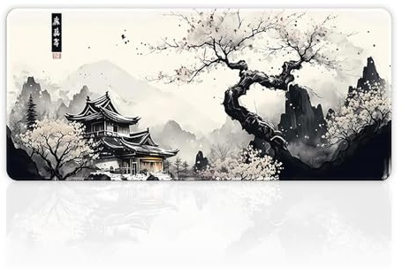 Non Slip Mouse Pad,900 x 400 mm Large Mouse Mat,Gaming Mousepad Waterproof,Keyboard Pad Mat with Stitched Edges and Non-Slip Rubber Base, Mouse Pad for Gaming or Office Work