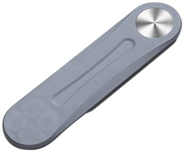 BUGUUYO Foldable Side Mount Clip Laptop Phone Holder Portable Expandable Monitor Stand Dark Gray