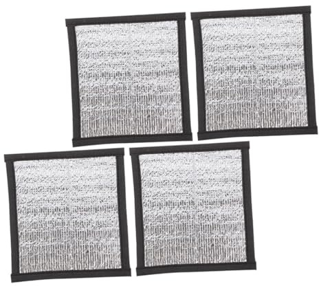 CVUTOVO 4stücke Isoliermatten Für Haustiere Wärmende Heizpads Mit Reflektierender Folie Terrarienzubehör Für Reptilien Schildkröten Eidechsen
