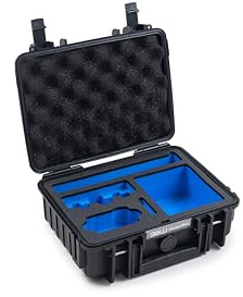 B&W International Schutzkoffer 1000 (PP.41) für DJI Osmo Action 6 – Schwarz – wasserdicht und staubdicht (IP67), stoßfest, mit passgenauem Inlay