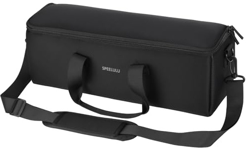 SPEELULU Große DSLR Kameratasche, Stoßfester Langer Telefoto-Objektivbeutel | 4 Schicht Schutz, Wasserabweisend, Schultergurt & Griffe, Taschen für Zubehör, Kamera Befestigungsband, leichtes Gewicht
