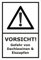 Melis-Folienwerkstatt Schild Dachlawinen Eiszapfen - 15x10cm - Bohrlöcher - 3mm Aluverbund – 20 VAR S00018-041-A