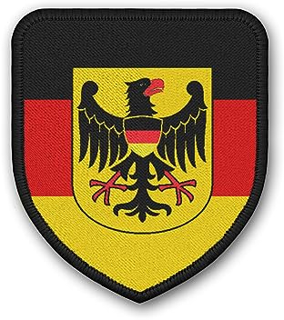 Copytec Patch Flag of Germany Deutschland Flagge Wappen Nation Republik Aufnäher Landesflagge Landeswappen #21361