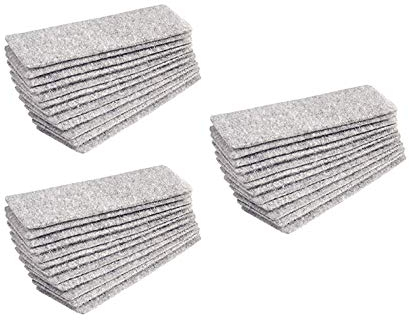 Dahle Whiteboard Löscher Ersatz-Filzstreifen für Wischer 12 Stück (Filzstreifen, 3 - Pack)