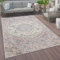 Paco Home In- & Outdoor-Teppich Für Balkon Terrasse, Kurzflor Mit Orient-Muster In Rosa, Grösse:160x230 cm