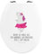 Mr. & Mrs. Panda Motiv WC Sitz Einhorn Ballerina - Geschenk, WC-Sitz, Einhörner, Toilettendeckel, Klobrille, Einhorn Deko, Unicorn, Toilette, Spaß,